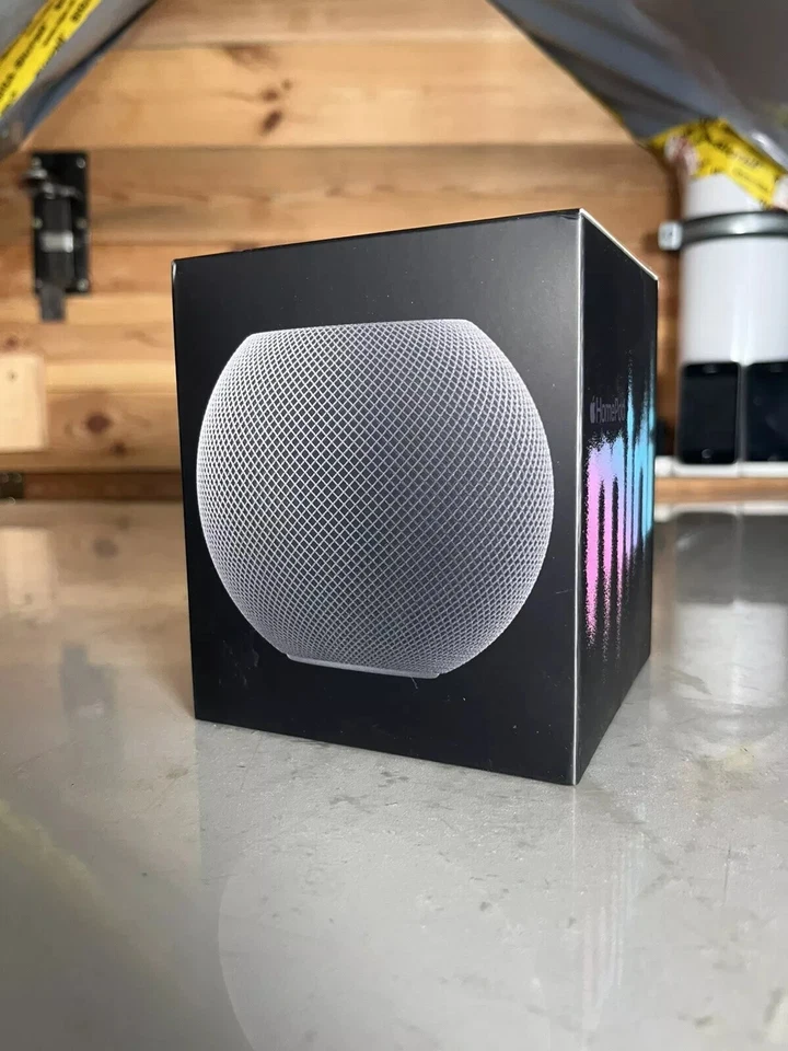 Nur Originalverpackung Karton Apple HomePod mini Space Grau - Bild 3 von 4