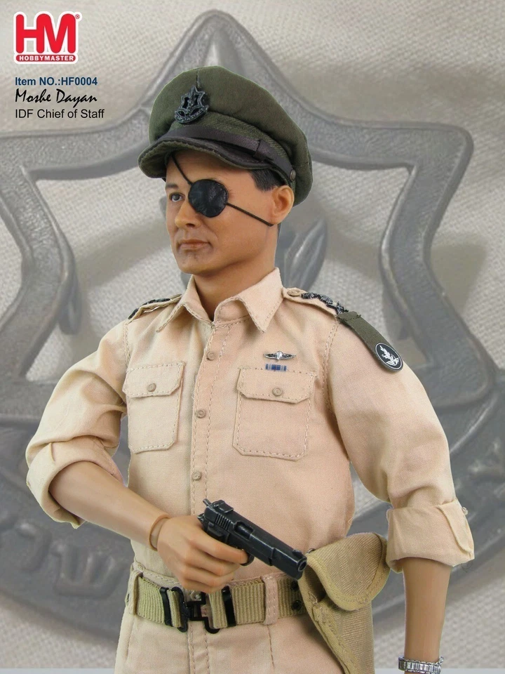 Boneco Hobby Master IDF Chief of Staff Moshe Dayan (1956) 1:6 - Imagem 4 de 4
