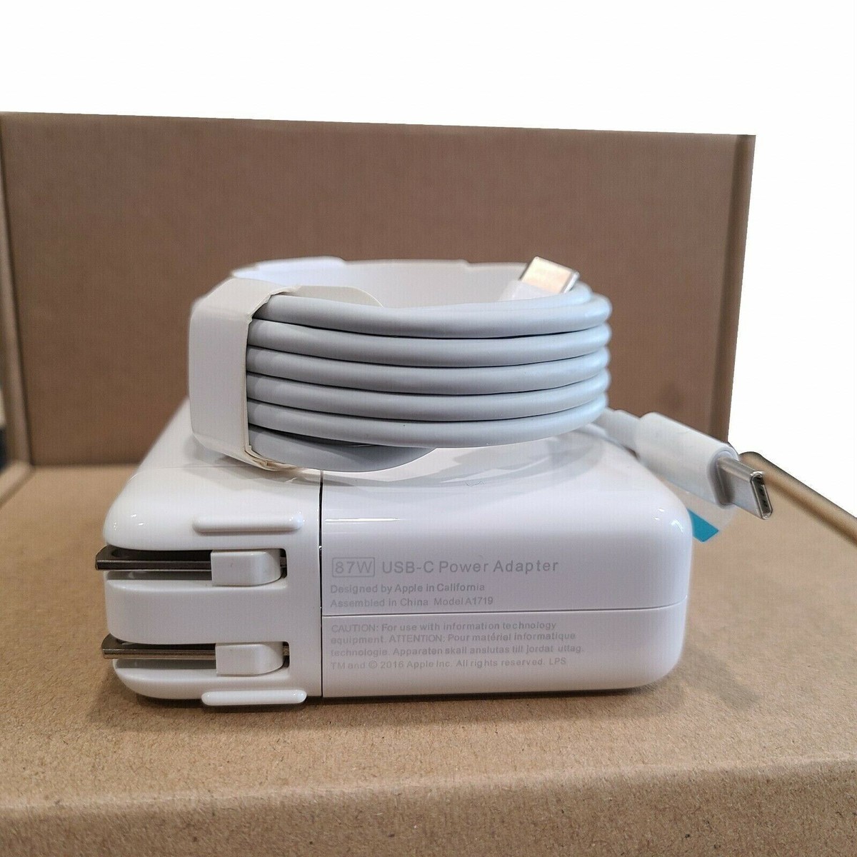 New 87W USB C Power Adapter for Apple Macbook Pro 15