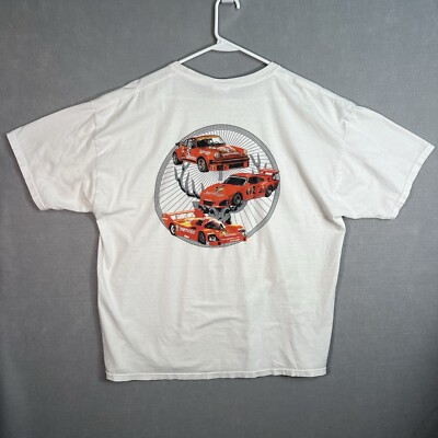 Vintage 90s Jagermeister Racing Porsche 935 911 962 Car T Shirt