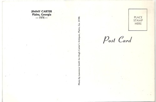 1976 Jimmy Carter in Casual Pose & Attire Postcard Plains Georgia - Picture 2 of 2