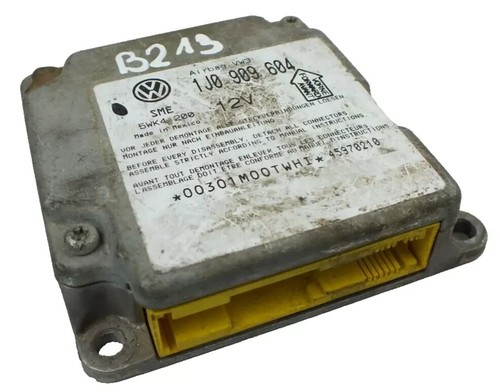 Volkswagen PASSAT B5 SRS Steuergerät ECU 1J0909604 5WK4200 Kabelbaum OEM