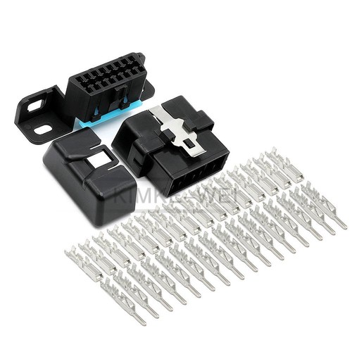 16 Pin Delphi GM OBD2 Serial Port Male/Female Connector Data Link DLC Repair Kit - Picture 11 of 11