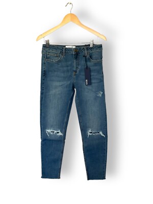 Urban Outfitters Skinny Jeans Gr. 30 BDG Breeze Mid Rise blau distressed 