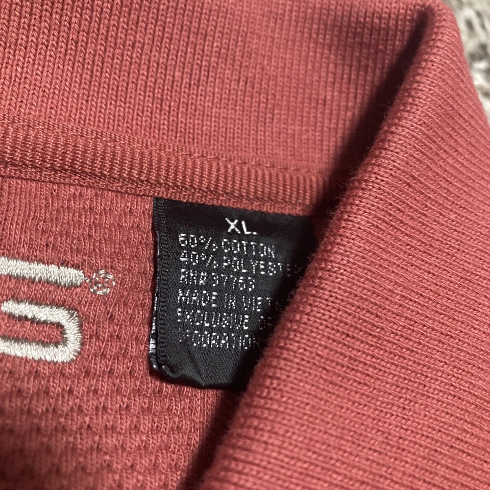 Polo de golf vintage Ping para hombre talla XL salmón oscuro Foto 4 de 4