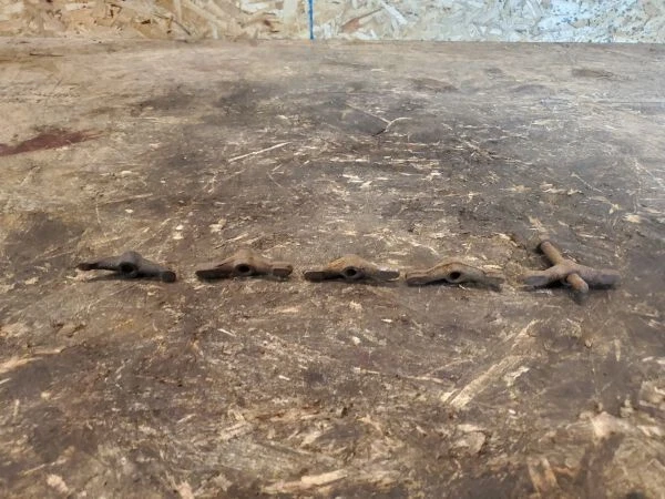 1916-1927 Ford Model T Exhaust Wing Nut Lot Of 5 Sold Together - Image 3 of 4