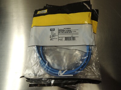(9) Hubbell HC6B05 NEXTSPEED Universal Category 6 Patch Cord, 5' Length, Blue