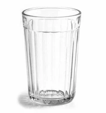 Russian Traditional Faceted Drinking Glass USSR Clear Paneled Graneniy Stakan