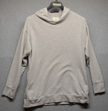 Offline by Aerie Women's Gray Hooded Sweatshirt Size Medium Oversized w/Pockets