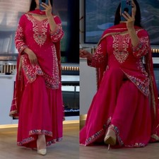 Women Eid Dress Pakistani Salwar Kameez Ready To Wear Suit Wedding Party 3 Piece