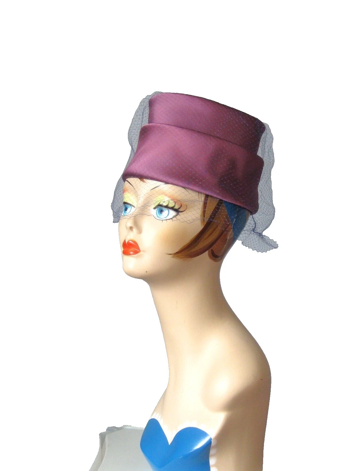 Art Deco Satin Vintage Hats for Women