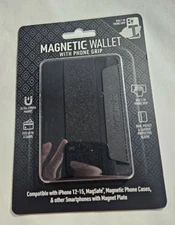 Aquavault Magnetic Wallet with Phone Grip for iPhone 12-15