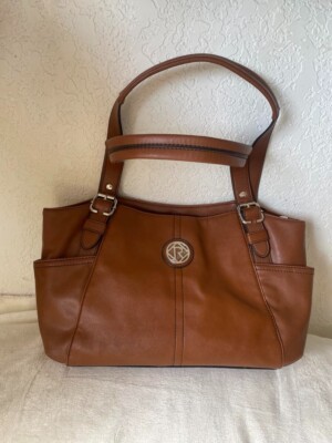 NWOT Relic Tan Satchel Purse Zipper Closure 15x9.5x3