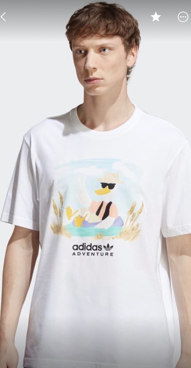 Adidas Originals Adventure Graphic Duckies T Shirt Large NWT | eBay
