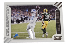 2023 Score Celebration #4 JAMAAL WILLIAMS Detroit Lions Football Card 