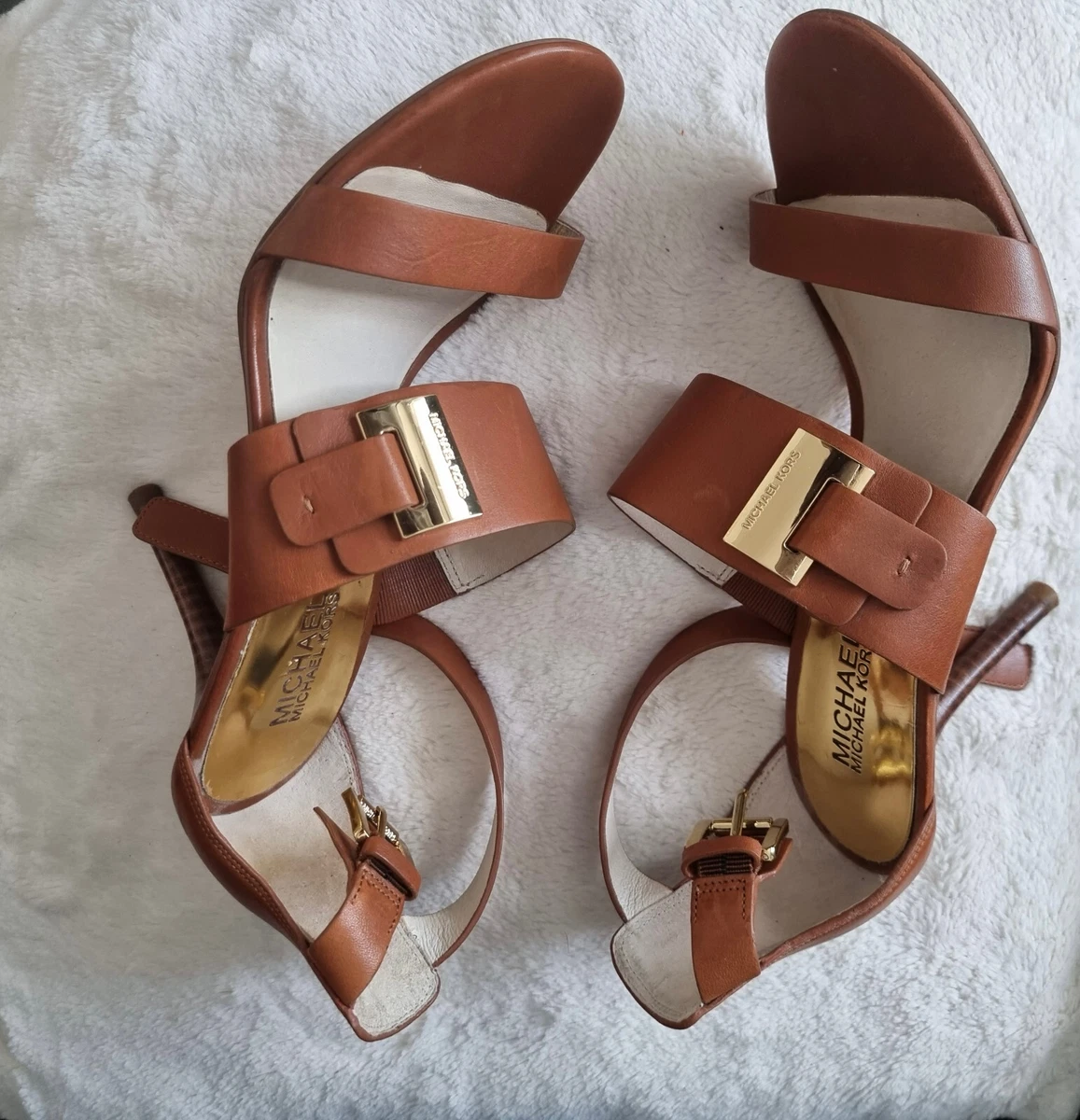 Tan michael kors sale shoes