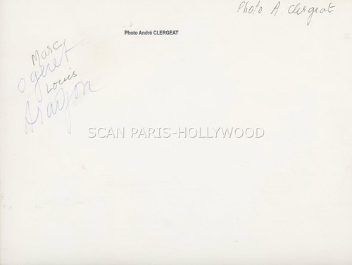 LOUIS ARAGON MARC OGERET 70ER JAHRE VINTAGE FOTO - Bild 2 von 2