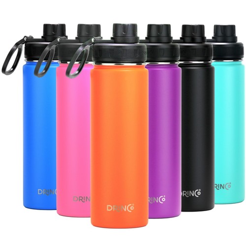 Botella de agua de acero inoxidable con aislamiento de doble pared frasco deportivo 32 oz 22 oz - Imagen 15 de 97