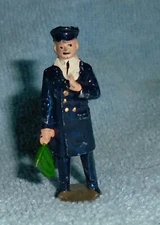 Johillco (John Hill & Co) Vintage Lead "Conductor with Flag" EX Cond Free Ship