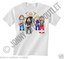 VIPwees T-Shirt In Cotone Biologico Per Bambini Con Caricatura Musicista, 2 Pezzi, Ragazzi O Ragazze