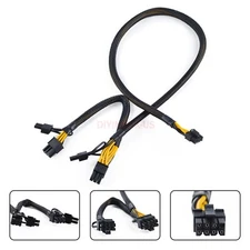 8pin to Dual 8(6+2)pin GPU Video Card Power Supply Cable for HP ML350 G10 Gen10