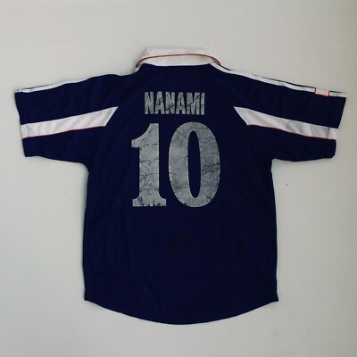 1999-2000 日本代表ユニフォーム　Oサイズ Vintage Original Adidas Japan Home 1999-00 Shirt #10 NANAMI Player