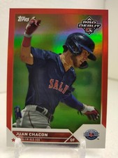 JUAN CHACON #5/10 RED Foil 2023 Topps Pro Debut Baseball PD-31 Boston Red Sox