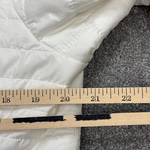 Patagonia Jacket Womens Large White Nano Puff Bivy Primaloft Hoody Coat Lady - Picture 9 of 12