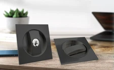 Invisible Durable Door Locks Handle with Keys for Sliding Barn Wooden Gate Door