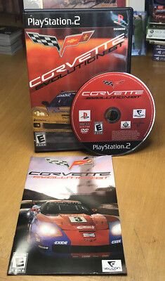 Corvette Evolution GT Playstation 2 Ps2 Car Racing Game Complete TESTED ...