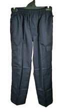 BNWT Boys Sz 12 LW Reid Navy Blue Elastic Waist Cargo Side Pocket School Pants