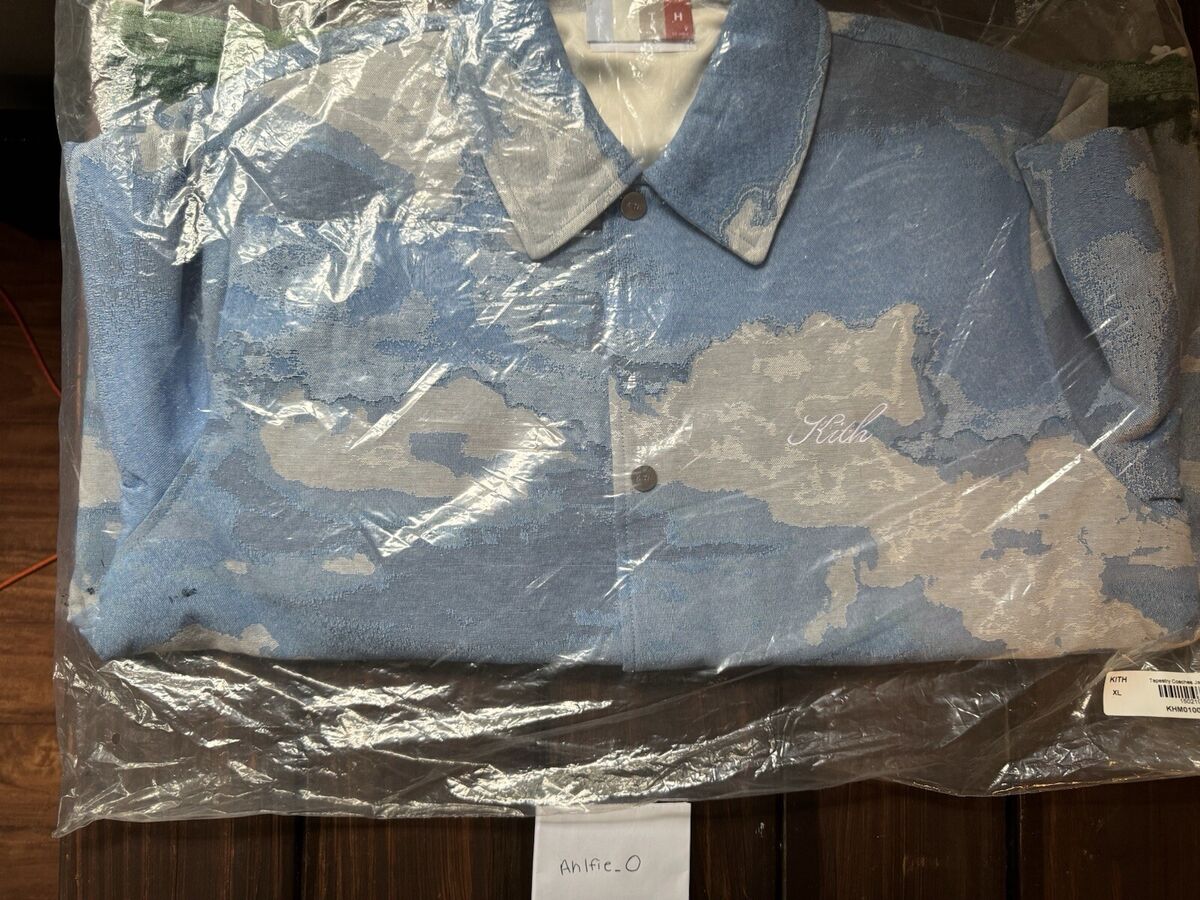 Kith Tapestry Coaches Jacket Helium - Extra Large - NEW | eBay Kith Tapestry Coaches Jacket Helium - Extra Large - NEW | eBay