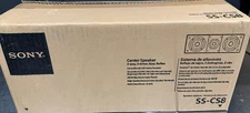 Sony SS-CS8 2-Way 3-Driver Center Channel Speaker Bass Reflex. New! Open Box!