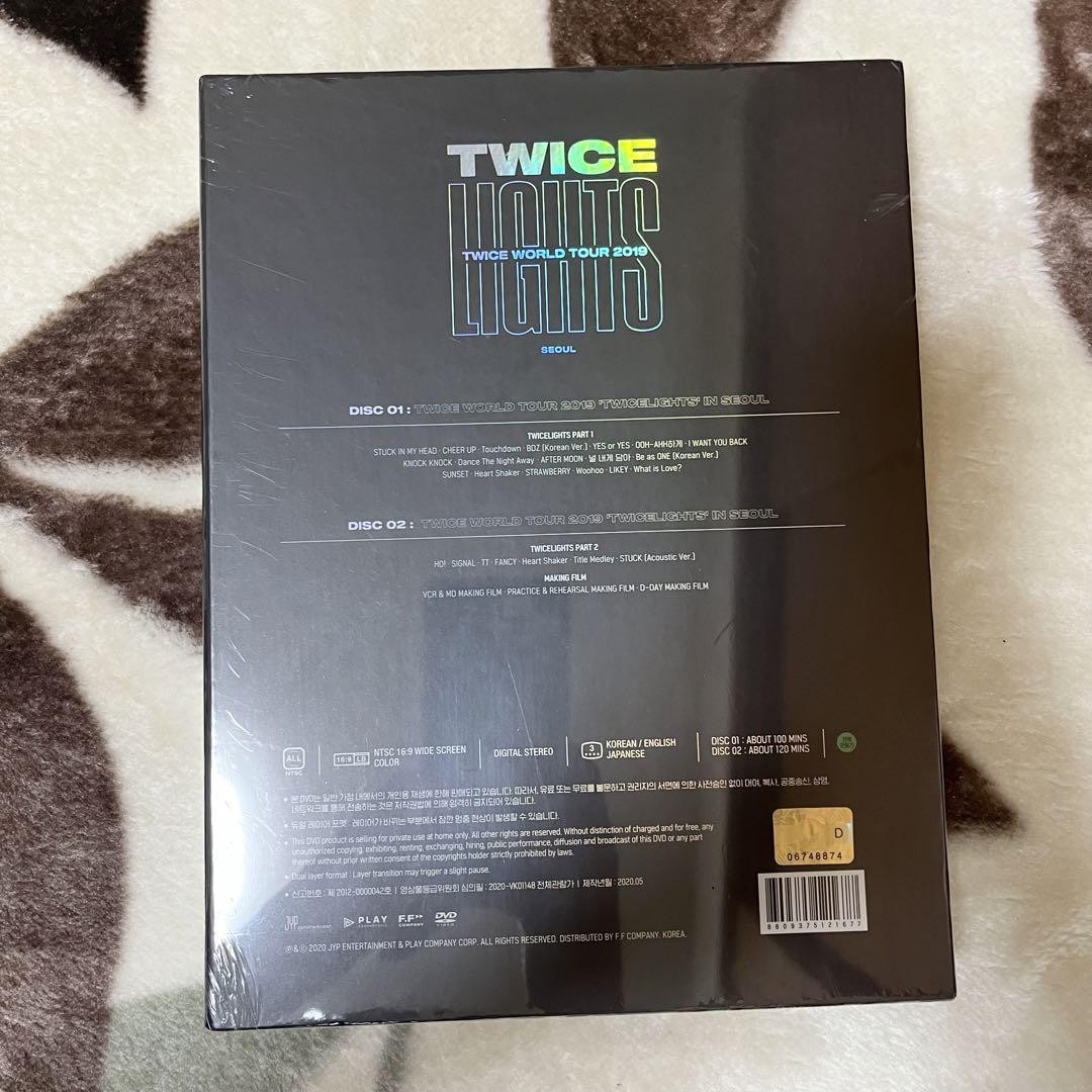 ミュージック TWICE THE WORLD TOUR SEOUL LIGHTS DVD TWICE - TWICE WORLD TOUR 2019 TWICELIGHTS IN SEOUL DVD 2DISC