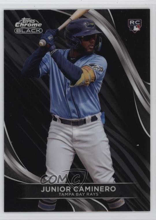 2024 Topps Chrome Black Junior Caminero #78 uk2