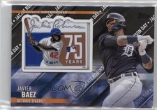 2022 Update Special Event Manufactured Relics Black 22/199 Javier Baez Patch 0b3