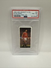 1992 Geo. Bassett & Co. RYAN GIGGS #20 Rookie PSA 8 NM-MT Soccer Card. rookie card picture