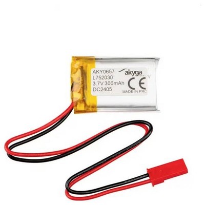 Akyga AKY0657 Battery Pack x Special Rechargeable Battery LP752030 LiPo 3.