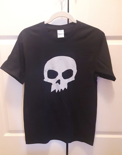 Sid Toy Story T shirt DISNEY PIXAR Small adult Tee Costume Cosplay Skull black