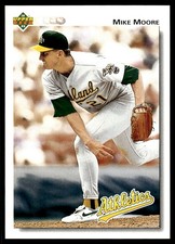 Mike Moore 1992 Upper Deck #661 Athletics MLB READ FREE SHIPPING AutographDen