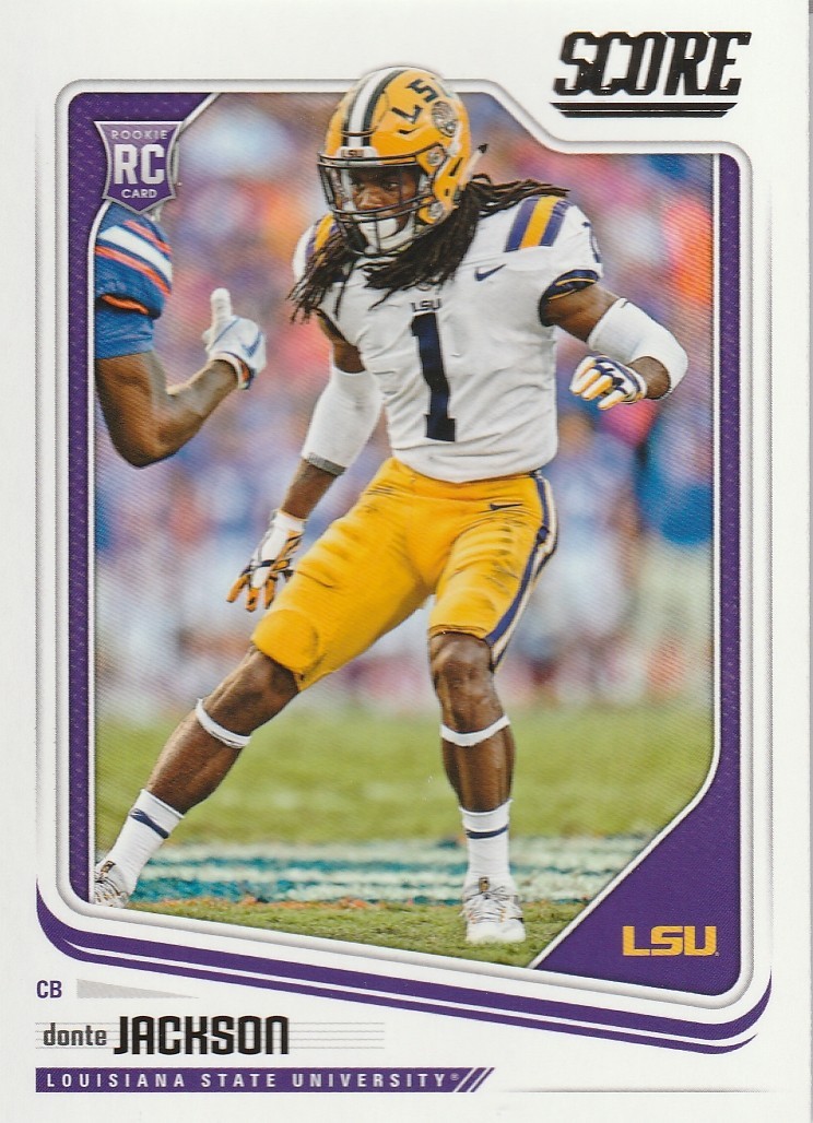 2018 Score #409 Donte Jackson RC
