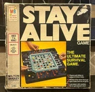 Vintage 1971 Milton Bradley Stay Alive Board Game - COMPLETE with all 20 Marbles