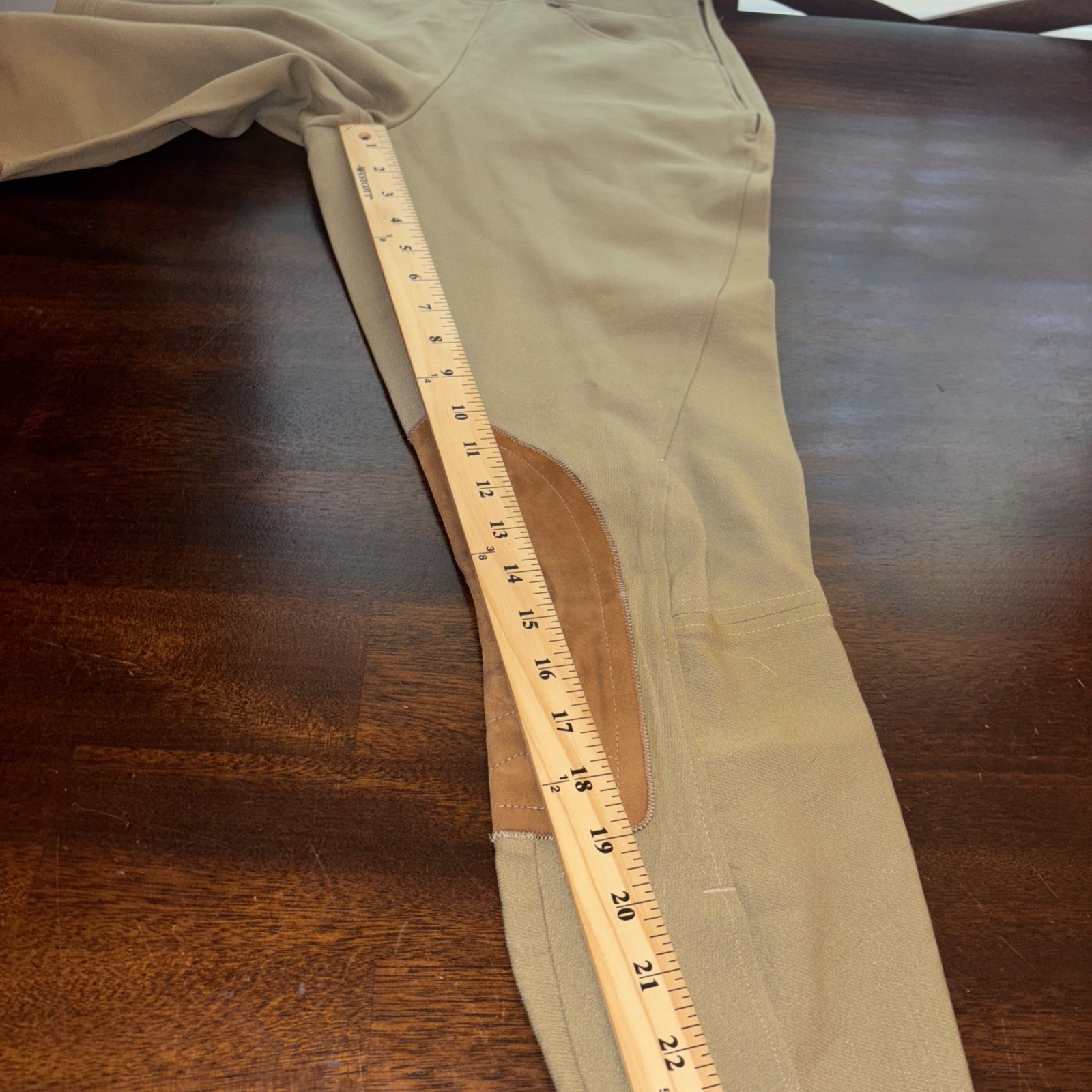 Tailored Sportsman Women’s Side Zip Boot Sock Breeches  Equestrian 28R