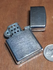 Vtg Flip Top Clolal Metal Lighter For Parts/repair Nonsparking Needs Flint K38