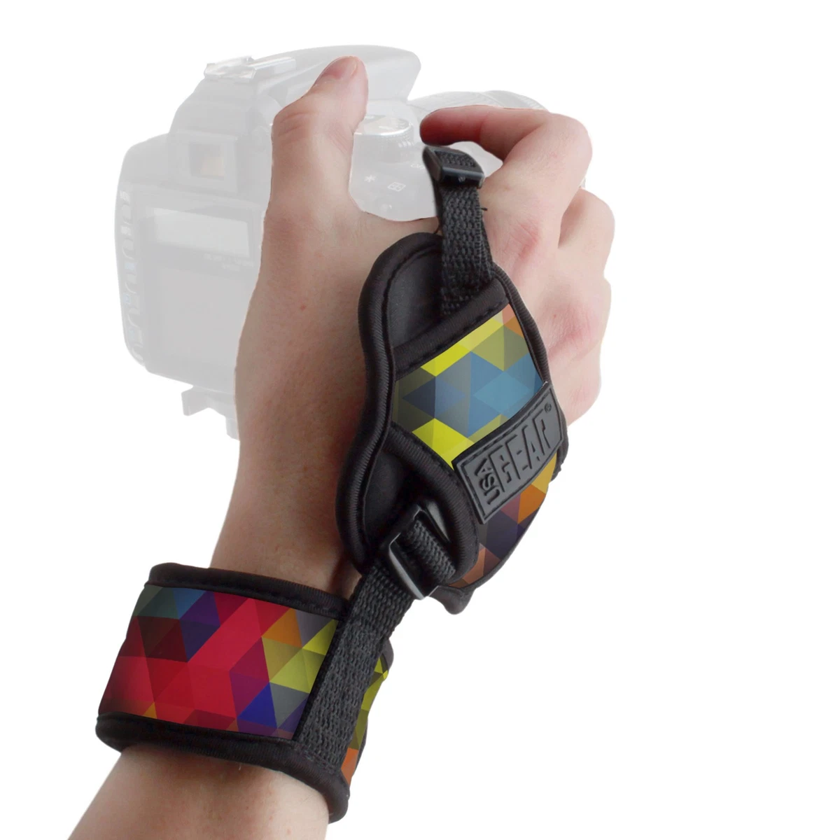 JJC Cinghia Da Polso Per Fotocamera – Regolazione Facile E Sicurezza Anti-Caduta, Compatibile Con Reflex E Mirrorless