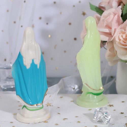 Catholic Mary Statue Handmade Virgin Mary Statue Jesus Home Decor Gift - Picture 2 of 14