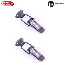 Momo Car Boot Bonnet Side Bumper Toggle Fasteners Catch 2 Clips Black