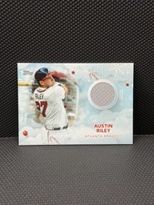 2020 Topps Holiday Austin Riley Game Used Relic #WHR-AI Braves