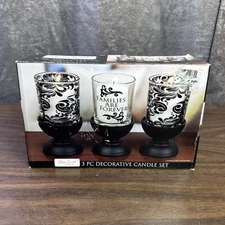 Lillian Scott Home, Families Are Forever, Set Of 3 Pedistal Votive Candle Holder