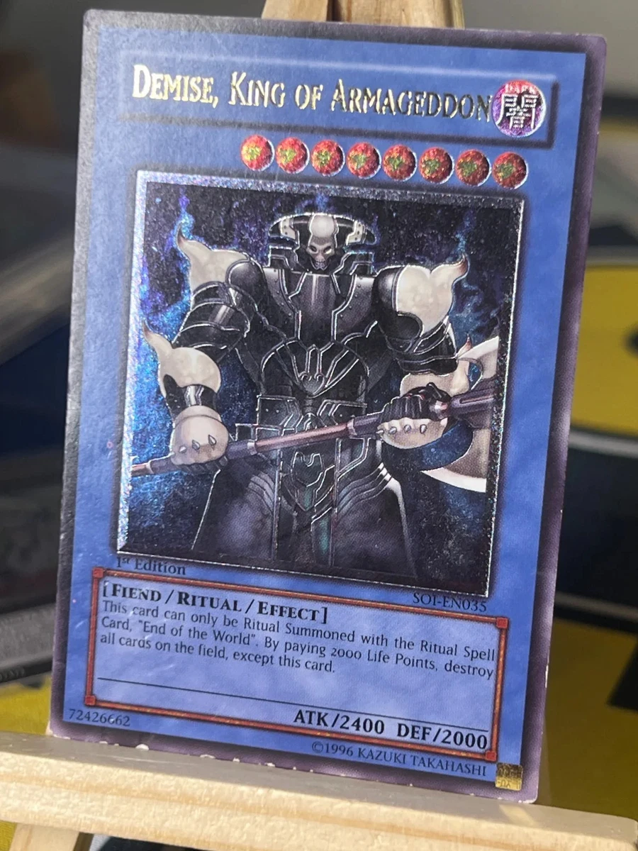 Demise, King of Armageddon Yu-Gi-Oh! TCG Individual Trading Card